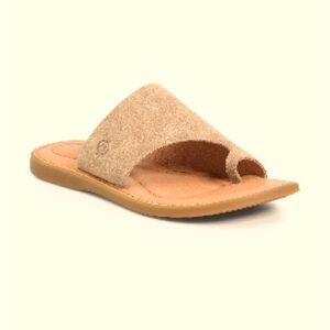 Born Inti Slide Sandal | Taupe Suede | 6M